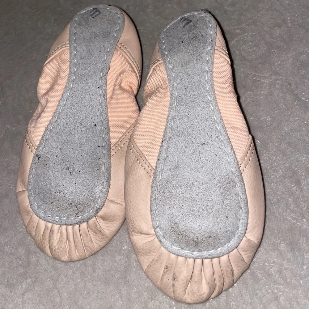 Vagabond Nude Leather Ballet Flats